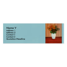 Henri Rousseau's Bouquet of Flowers (circa 1900) Business Card Templates
