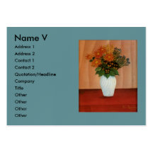 Henri Rousseau's Bouquet of Flowers (circa 1900) Business Cards