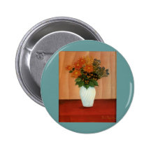 Henri Rousseau's Bouquet of Flowers (circa 1900) Pinback Button