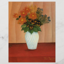 Henri Rousseau's Bouquet of Flowers (circa 1900) Personalized Flyer