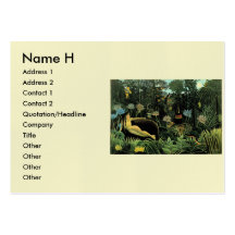 Henri Rousseau's The Dream (1910) Business Card Templates