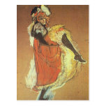 Henri Toulouse Lautrec - Jane Arvil Dancing Postcard