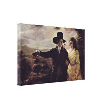 Henry Raeburn - Sir John and Lady Clerk Portrait Stretched Canvas Prints