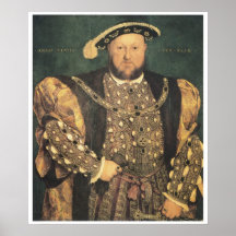 Henry VIII, 1539-40 Hans Holbein the Younger Print
