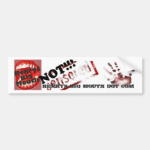 Henrys Big Mouth Dot Com banner sticker Bumper Sticker