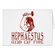Hephaestus Greeting Card