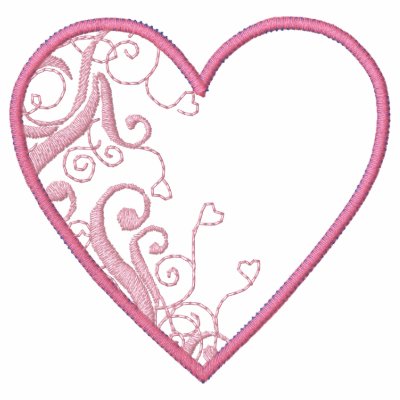Her Heart Embroidered Shirt Her Heart Embroidered Shirt