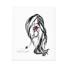 heRart Canvas Print