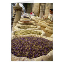Herb Market Greeting Cards