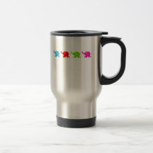 Herd of Elephants Coffee Mugs