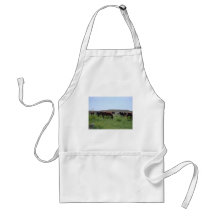 Herd of Horses - Logan County, Kansas Aprons