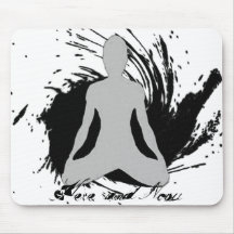 Here and Now - Yoga Mousepad