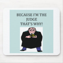 here comes the judge mouse mats