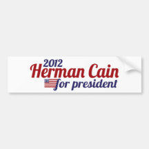 Herman Cain 2012 Bumper Stickers