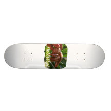 Hermit Crab and Help text , funny animal design Custom Skate Board