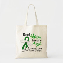 Heroes Become Angels Cerebral Palsy Canvas Bags