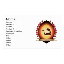 Herpetology Mandorla Business Card