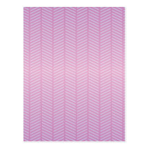Herringbone Pink Purple Postcards