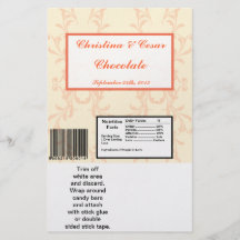 Hershey's Large Bar Wrapper Pinkish/Peach Formal S Flyer