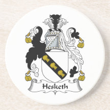 Hesketh Family Crest Coaster