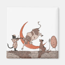 Hey Diddle Diddle Refrigerator Magnet