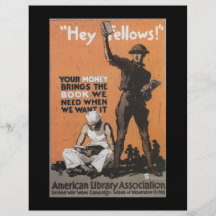 Hey Fellows World War II Full Color Flyer