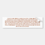HEY REPUBLICANS !! YOU HAVE BLOOD ON YOUR HANDS BUMPER STICKER