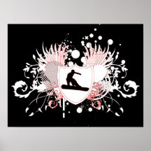 hi-fi snowboarding posters