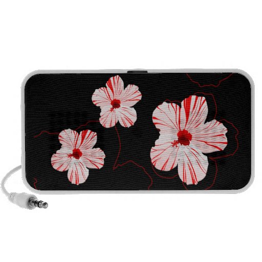 hibiscus floral pattern Speakers
