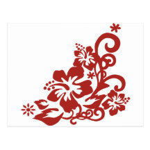 Hibiscus Flower Postcard
