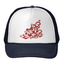 Hibiscus Flower Trucker Hats