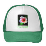 Hibiscus Go Green 1 The MUSEUM Zazzle Gifts Mesh Hats