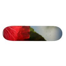 Hibiscus Red Flower Skate Decks
