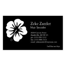 Hibiscus Template Business Card