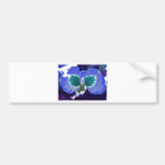 Hidden Fairy Flower Bumper Sticker