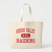 Hidden Valley - Raiders - Middle - Escondido Canvas Bags