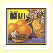 High Ball California Oranges stickers