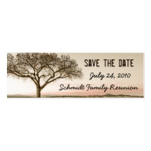 High Country Save the Date Bookmark Card Business Cards