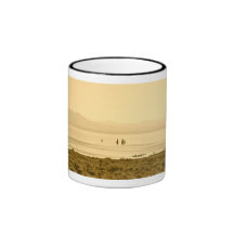 High Desert Mountain Lake Morning Mug