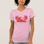 high-fi snowboarding. pink sunset. t-shirts