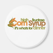 High Fructose Corn Syrup Refrigerator Magnet