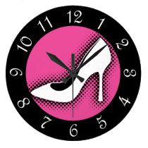 High Heel Pump wall clocks