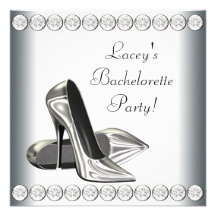 High Heels Bachelorette Party Personalized Announcements