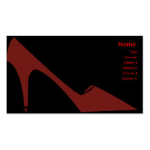 High Heels - Business Business Card Templates
