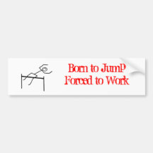 High Jump Bumper Sticker