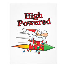 high powered rocket santa toon announcements