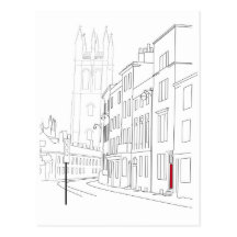 High Street Oxford Postcard