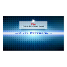 high technology business card