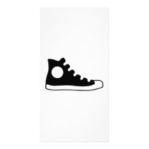 High Top Sneaker Custom Photo Card