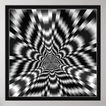High Velocity Optical Illusion Poster